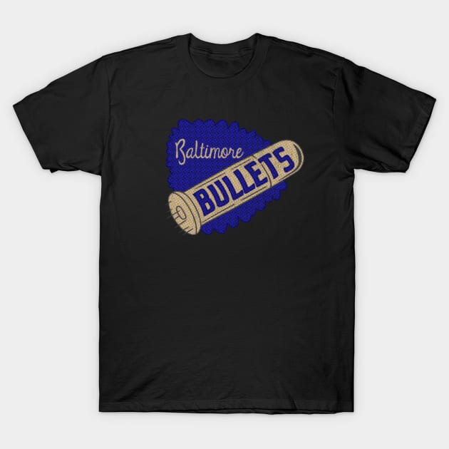 Defunct - Baltimore Bullets Basketball T-Shirt by LocalZonly